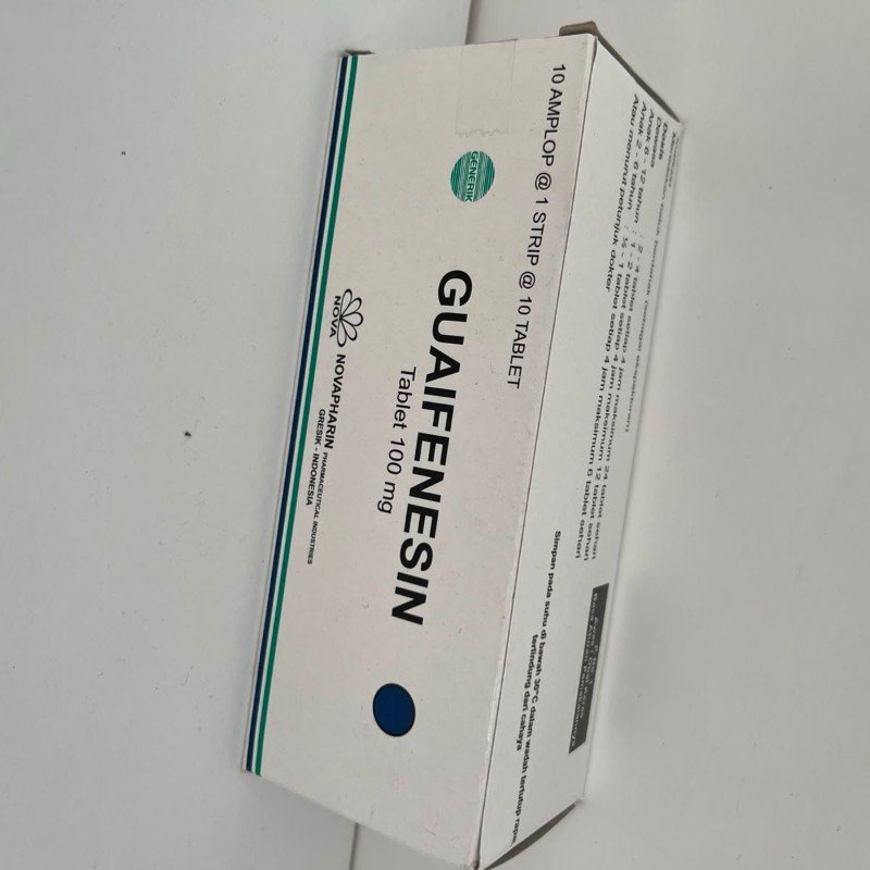 GUAIFENESIN TABLET NOVA 100 MG