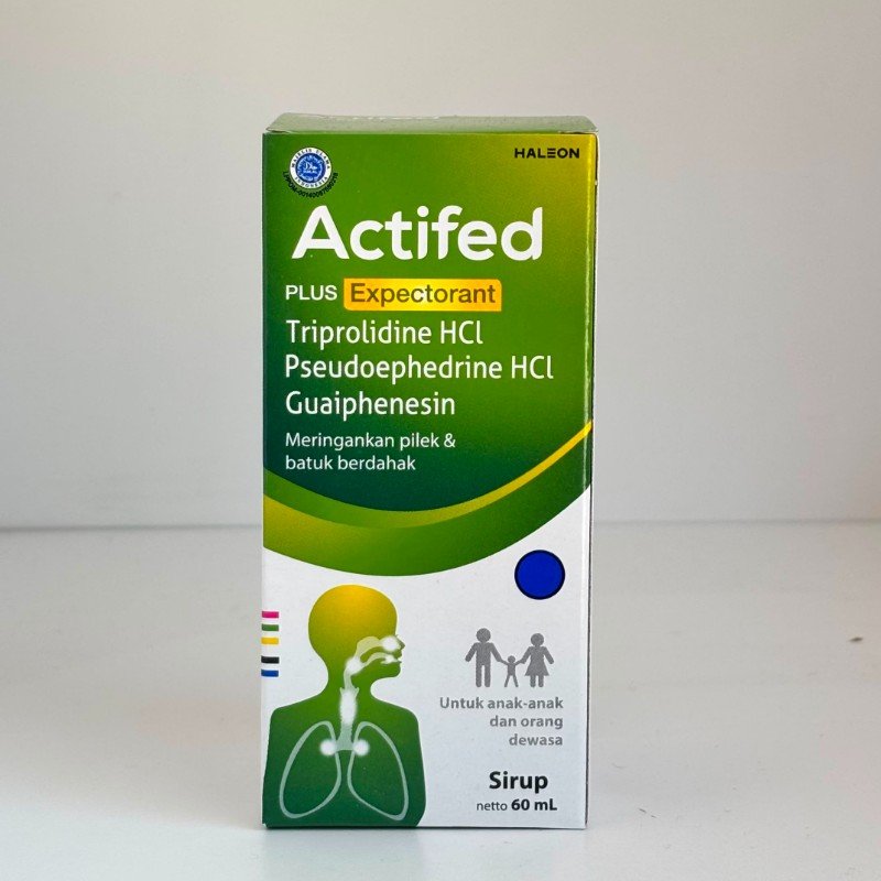 ACTIFED EXPECTORANT HIJAU SYRUP 60 ML