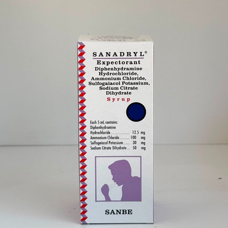 SANADRYL EXPECT SYRUP 60 ML